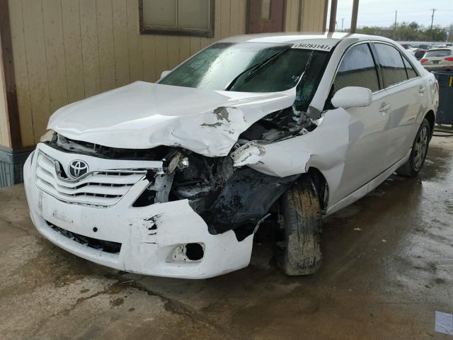 4T1BF3EK4AU567241 - 2010 TOYOTA CAMRY BASE WHITE photo 2