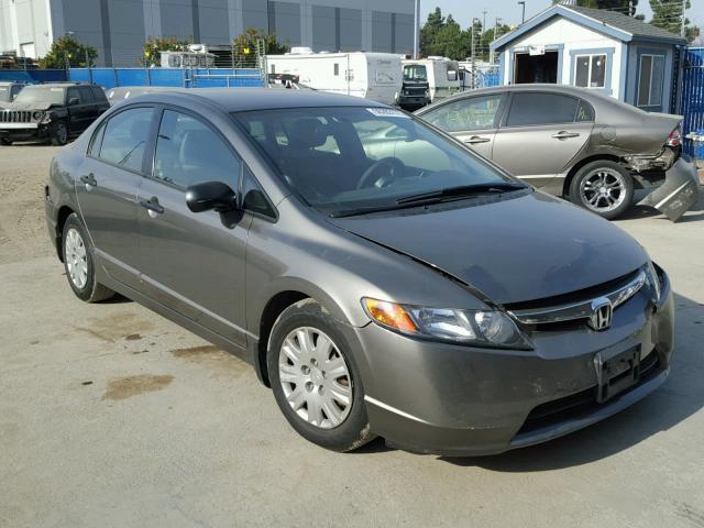 1HGFA16266L049427 - 2006 HONDA CIVIC DX GRAY photo 1