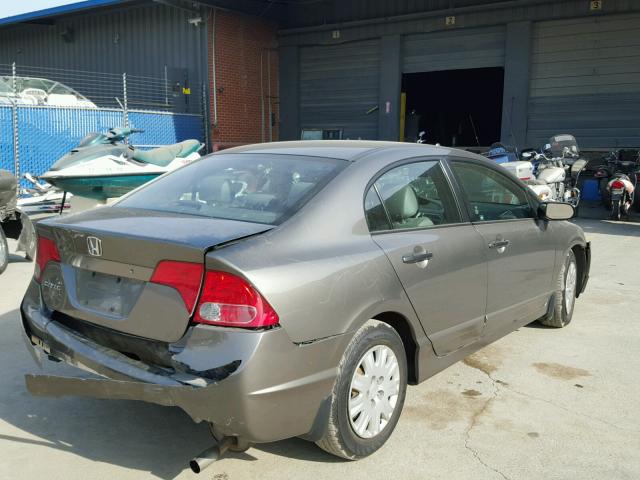 1HGFA16266L049427 - 2006 HONDA CIVIC DX GRAY photo 4