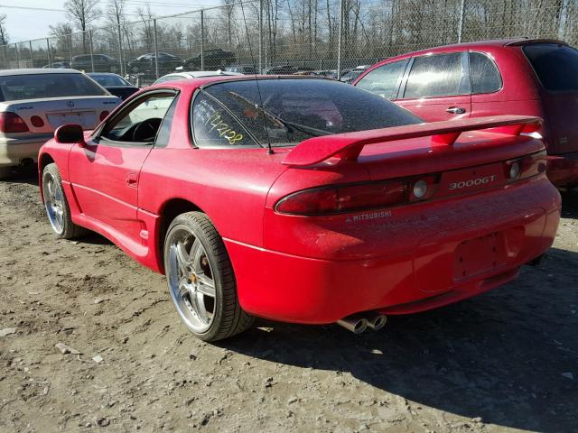 JA3AM54J8TY003211 - 1996 MITSUBISHI 3000 GT SL RED photo 3