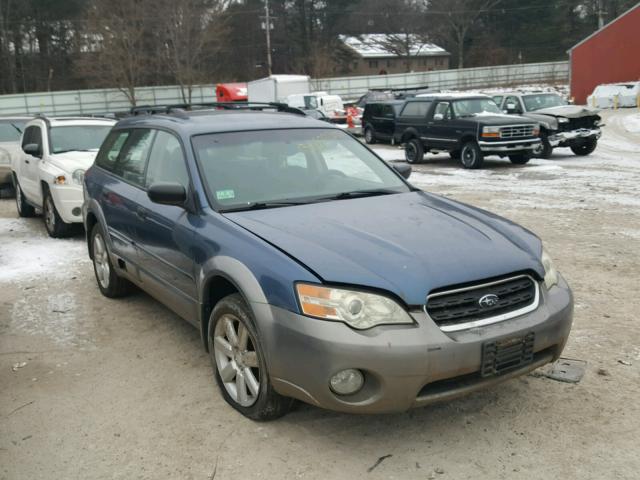 4S4BP61C867330948 - 2006 SUBARU LEGACY OUT BLUE photo 1