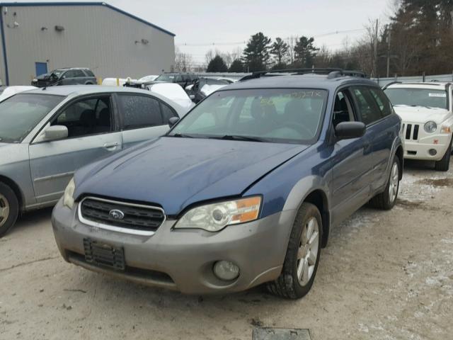 4S4BP61C867330948 - 2006 SUBARU LEGACY OUT BLUE photo 2