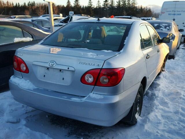 2T1BR32EX6C644161 - 2006 TOYOTA COROLLA CE SILVER photo 4