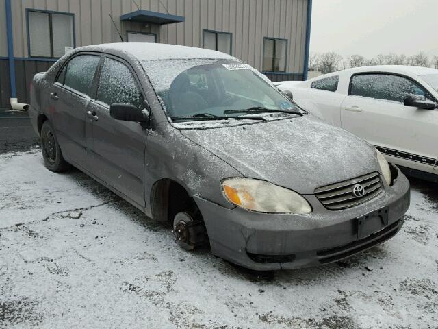 2T1BR32E44C242701 - 2004 TOYOTA COROLLA CE GRAY photo 1