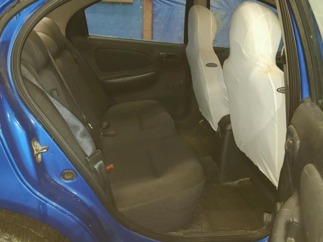 1B3ES56C95D253236 - 2005 DODGE NEON SXT BLUE photo 6