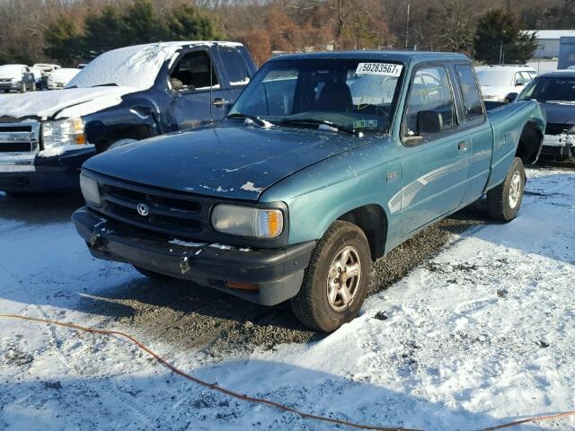 4F4CR16U7RTM45079 - 1994 MAZDA B3000 CAB GREEN photo 2