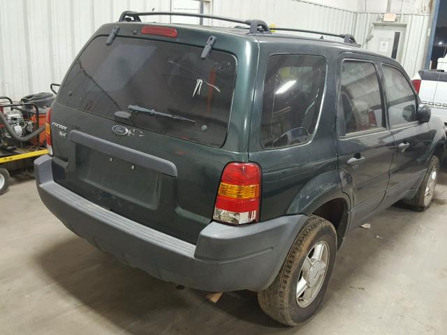 1FMYU92163KA33039 - 2003 FORD ESCAPE XLS GREEN photo 4