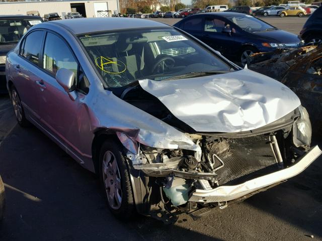 2HGFA1F56BH526715 - 2011 HONDA CIVIC LX SILVER photo 1