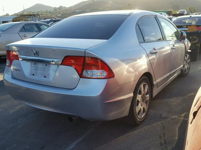 2HGFA1F56BH526715 - 2011 HONDA CIVIC LX SILVER photo 4