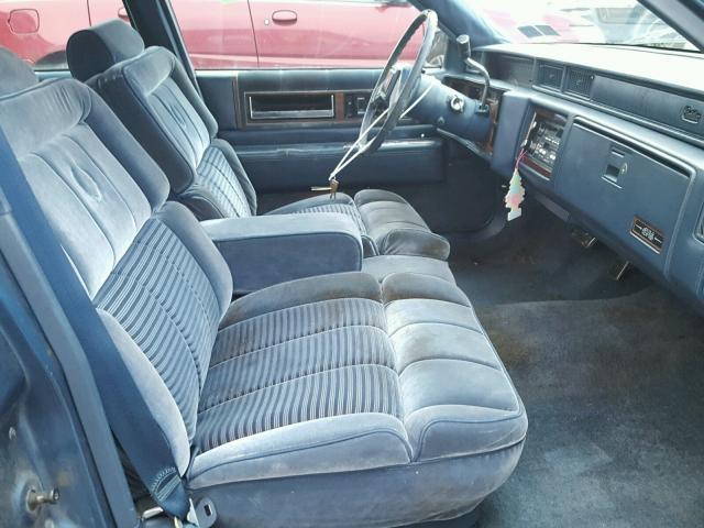 1G6CD5182H4333164 - 1987 CADILLAC DEVILLE BLUE photo 5