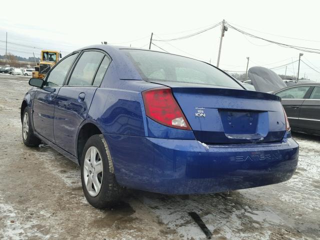 1G8AJ55F86Z201381 - 2006 SATURN ION LEVEL BLUE photo 3