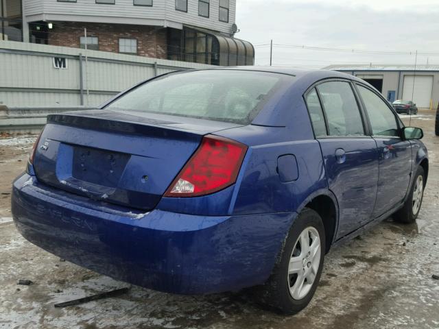 1G8AJ55F86Z201381 - 2006 SATURN ION LEVEL BLUE photo 4