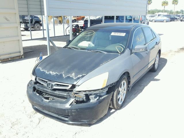 1HGCM66563A090701 - 2003 HONDA ACCORD EX BLACK photo 2