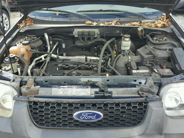 1FMYU02Z96KA34837 - 2006 FORD ESCAPE XLS BLUE photo 7