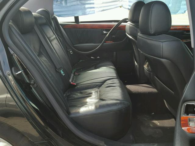 JTHBN36F640125595 - 2004 LEXUS LS 430 BLACK photo 6