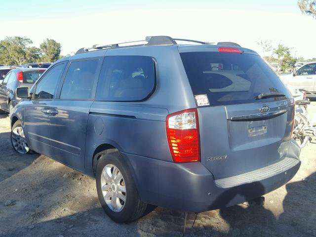 KNDMB233266099780 - 2006 KIA SEDONA EX BLUE photo 3