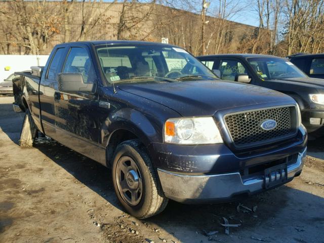 1FTRX12W95NB77098 - 2005 FORD F150 BLUE photo 1