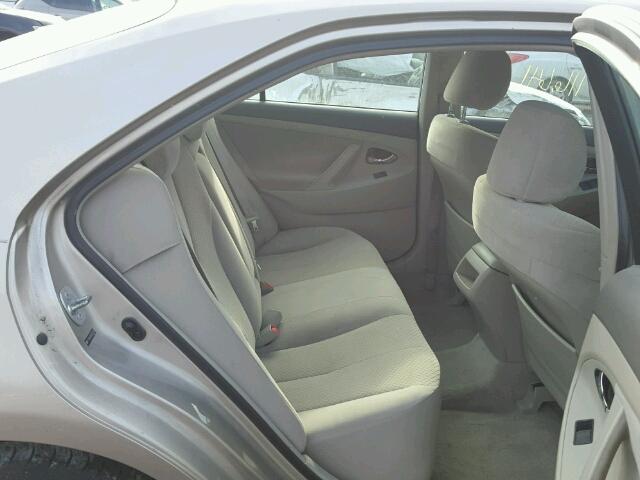 4T1BE46K39U352372 - 2009 TOYOTA CAMRY BASE TAN photo 6