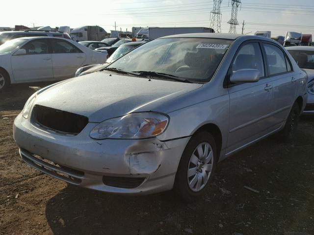 JTDBR32E042018274 - 2004 TOYOTA COROLLA CE SILVER photo 2