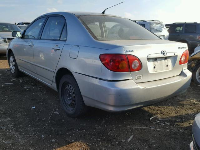 JTDBR32E042018274 - 2004 TOYOTA COROLLA CE SILVER photo 3