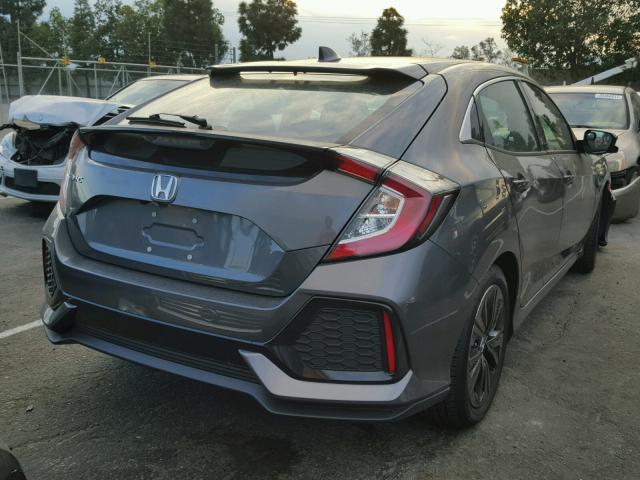 SHHFK7H5XHU425525 - 2017 HONDA CIVIC EX GRAY photo 4