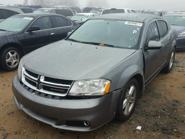 1C3CDZCG4DN682084 - 2013 DODGE AVENGER SX GRAY photo 2