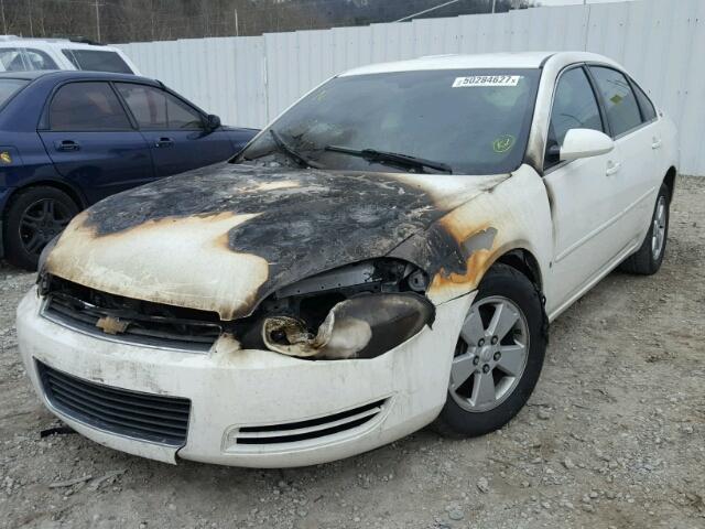 2G1WT55K789174974 - 2008 CHEVROLET IMPALA LT WHITE photo 2