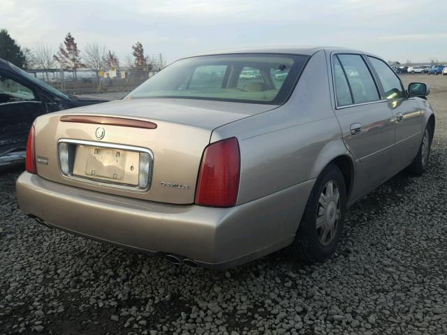 1G6KD54Y54U171483 - 2004 CADILLAC DEVILLE TAN photo 4