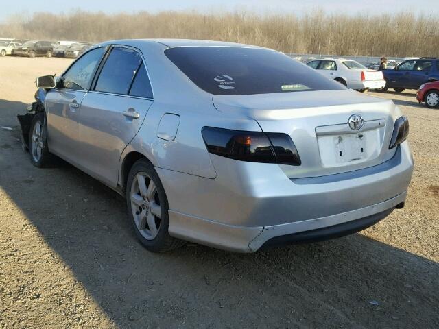 4T1BE46K97U699833 - 2007 TOYOTA CAMRY NEW SILVER photo 3