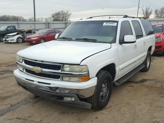 1GNEC16Z62J257029 - 2002 CHEVROLET SUBURBAN C WHITE photo 2