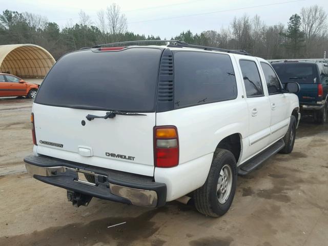 1GNEC16Z62J257029 - 2002 CHEVROLET SUBURBAN C WHITE photo 4