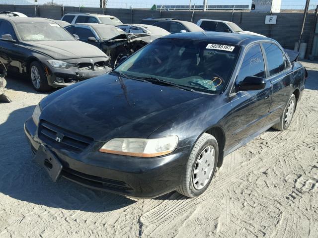 JHMCG56402C030843 - 2002 HONDA ACCORD LX BLACK photo 2