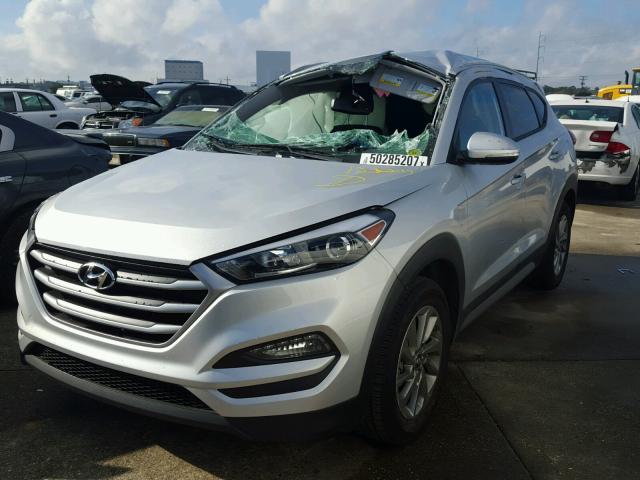 KM8J33A47HU481492 - 2017 HYUNDAI TUCSON LIM SILVER photo 2