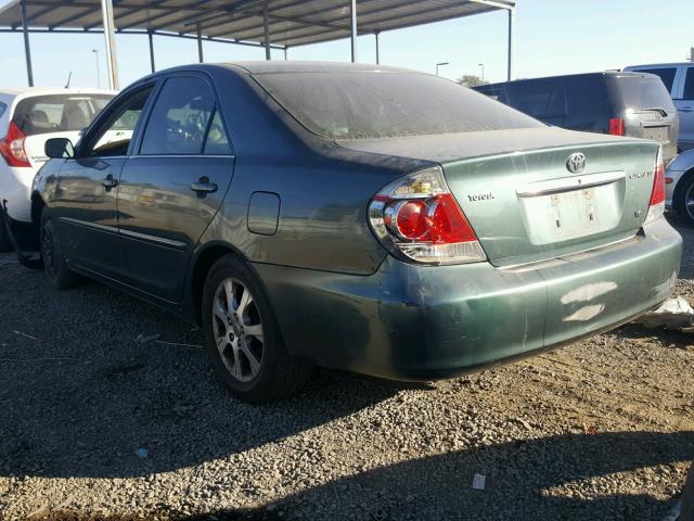 4T1BF30K95U103729 - 2005 TOYOTA CAMRY LE GREEN photo 3