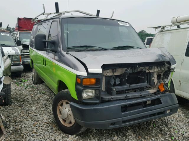 1FTNE24L08DA25430 - 2008 FORD ECONOLINE GRAY photo 1