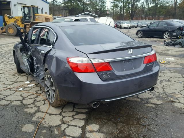 1HGCR2F50FA163608 - 2015 HONDA ACCORD SPO SILVER photo 3