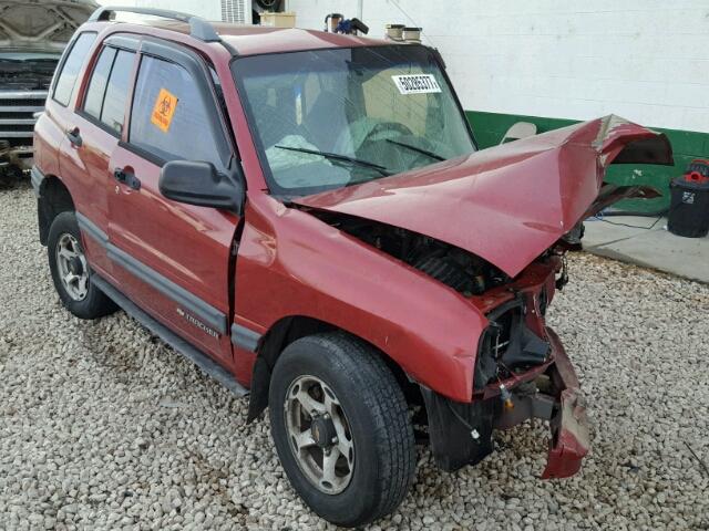 2CNBJ13C0Y6929959 - 2000 CHEVROLET TRACKER BURGUNDY photo 1