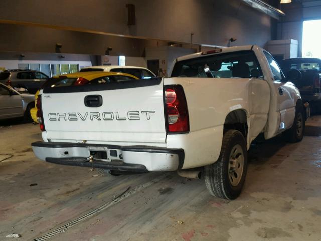 1GCEC14X75Z165105 - 2005 CHEVROLET SILVERADO WHITE photo 4