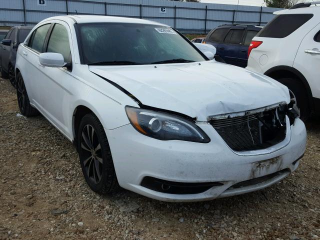 1C3CCBCG5DN751598 - 2013 CHRYSLER 200 LIMITE WHITE photo 1