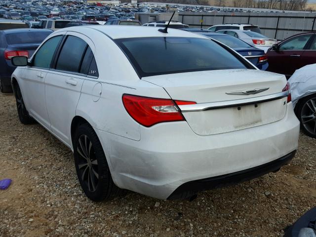 1C3CCBCG5DN751598 - 2013 CHRYSLER 200 LIMITE WHITE photo 3