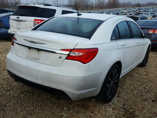 1C3CCBCG5DN751598 - 2013 CHRYSLER 200 LIMITE WHITE photo 4