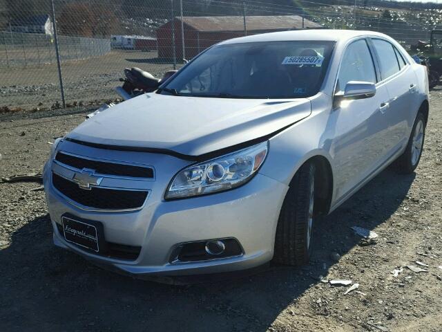 1G11E5SA3DF287242 - 2013 CHEVROLET MALIBU 2LT SILVER photo 2