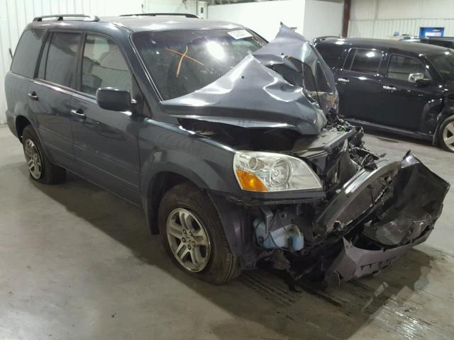 2HKYF18795H566337 - 2005 HONDA PILOT EXL GRAY photo 1