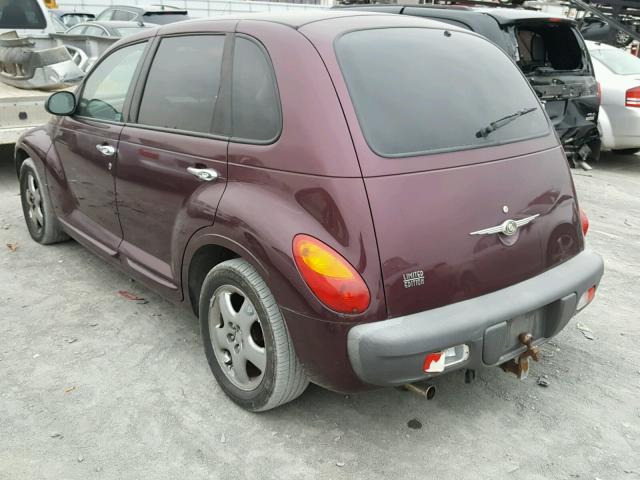 3C8FY68B82T259352 - 2002 CHRYSLER PT CRUISER PURPLE photo 3