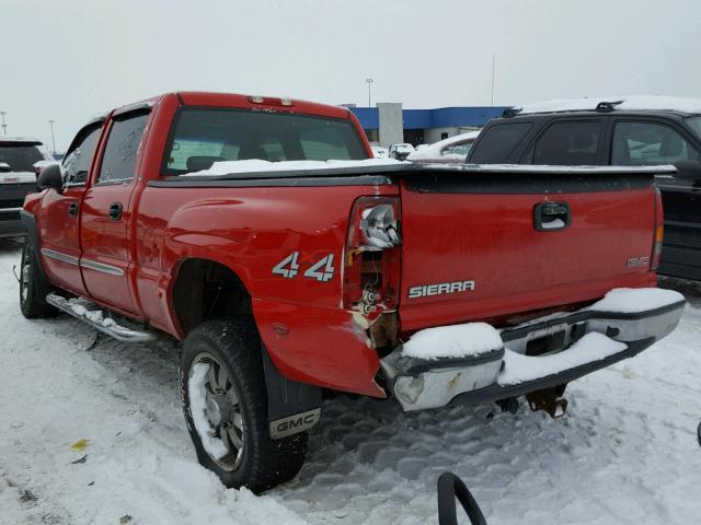 1GTGK13UX3F257357 - 2003 GMC SIERRA K15 RED photo 3