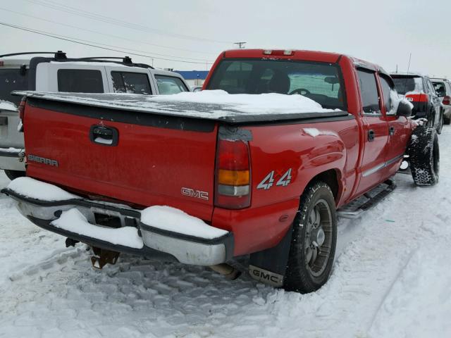 1GTGK13UX3F257357 - 2003 GMC SIERRA K15 RED photo 4