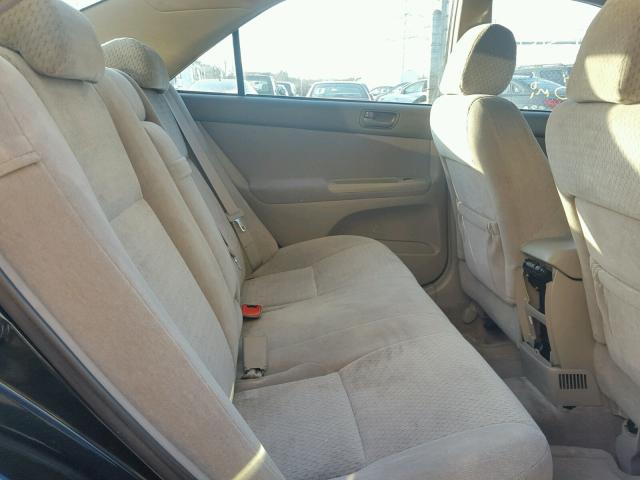 4T1BE32K34U371500 - 2004 TOYOTA CAMRY LE შავი ფოტო 6