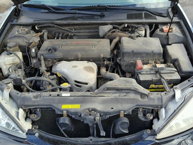 4T1BE32K34U371500 - 2004 TOYOTA CAMRY LE შავი ფოტო 7