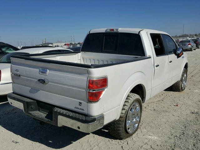 1FTFW1EF8EKE53161 - 2014 FORD F150 SUPER WHITE photo 4