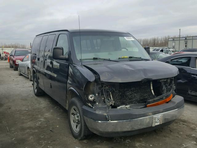 1GNUGCD42A1150237 - 2010 CHEVROLET EXPRESS G1 BLACK photo 1